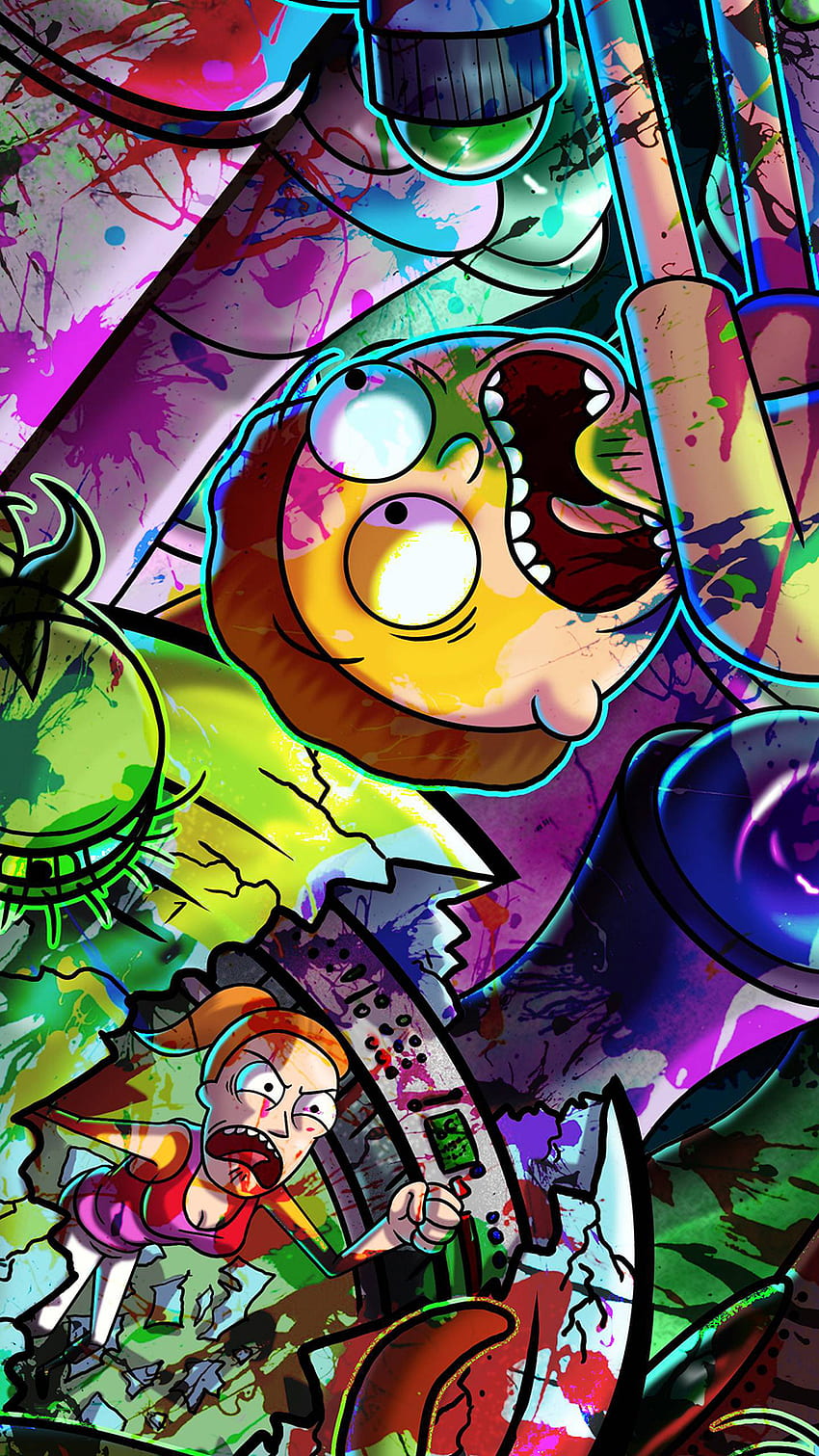 Rick & Morty Paint For Your Device - Best, Rick and Morty Graffiti HD ...