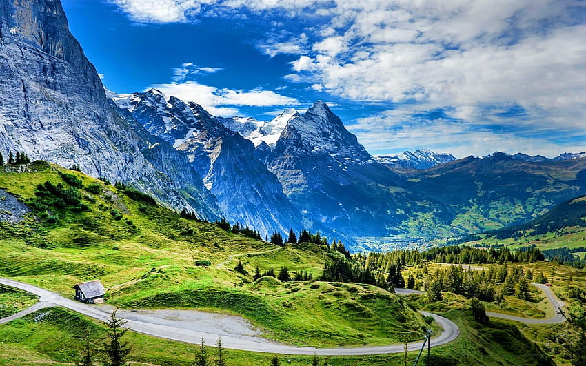 Alps, Swiss Alps HD wallpaper