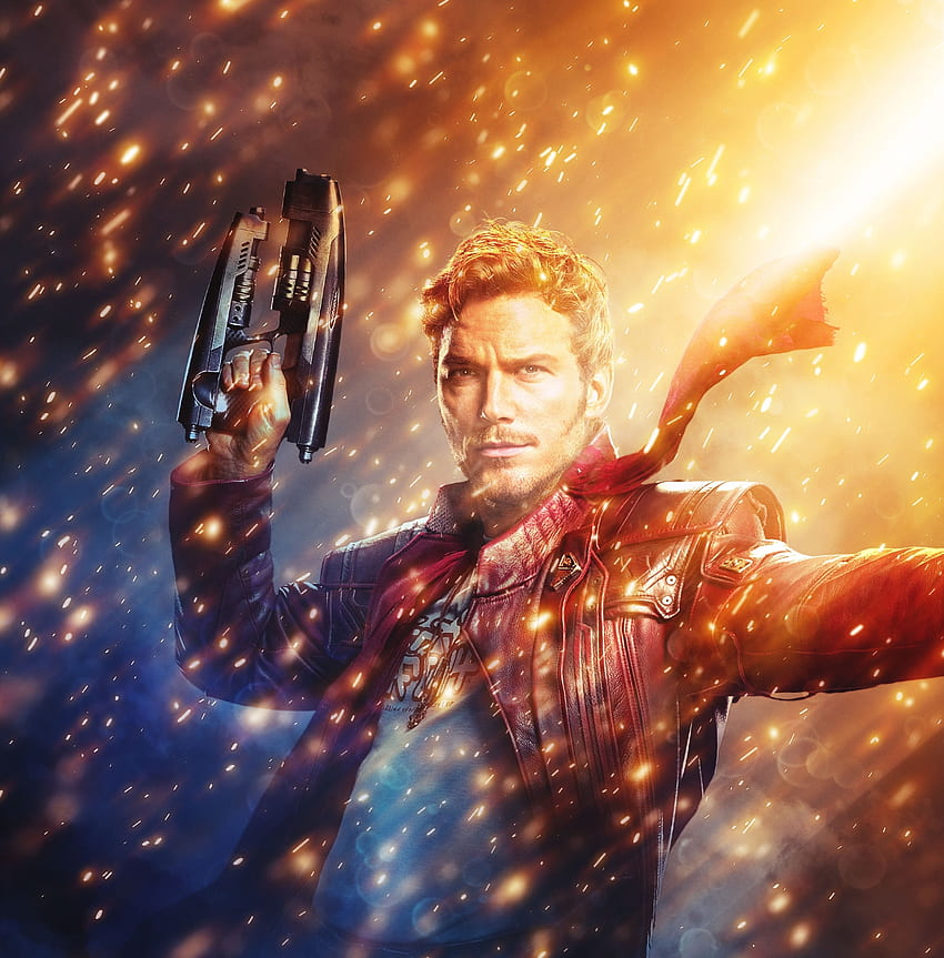 Star-Lord, guardian, Chris Pratt HD phone wallpaper