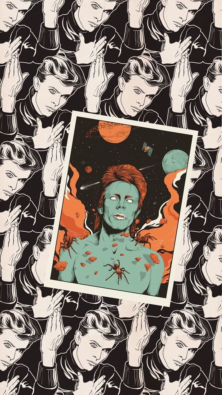 David Bowie . Arte di David Bowie, Arte di David Bowie, Arte di Bowie Sfondo del telefono HD