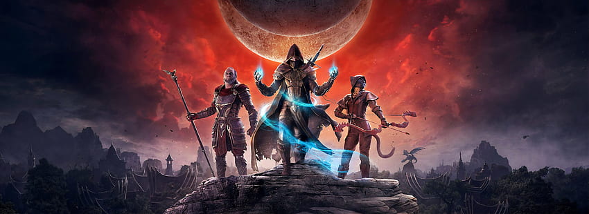 The Elder Scrolls Online, guerriers, jeu Fond d'écran HD