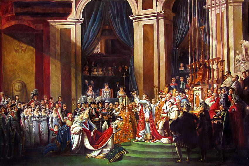 Coroação De Napoleão , Artístico, HQ Coroação De Napoleão . 2019, Jacques Louis David papel de parede HD