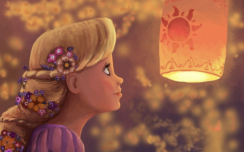 Rapunzel Inspired Hair Flowers Hair Clips Princess - Etsy