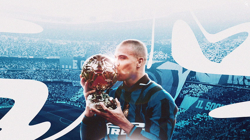 Ronaldo Nazário, bola emas, internazionale, inter milan, ronaldo, ronaldo nazario, inter, r9, brazilian, sepak bola, legenda, sepak bola Wallpaper HD