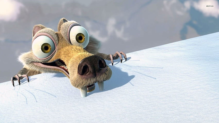Scrat - Eiszeit - Cartoon HD-Hintergrundbild