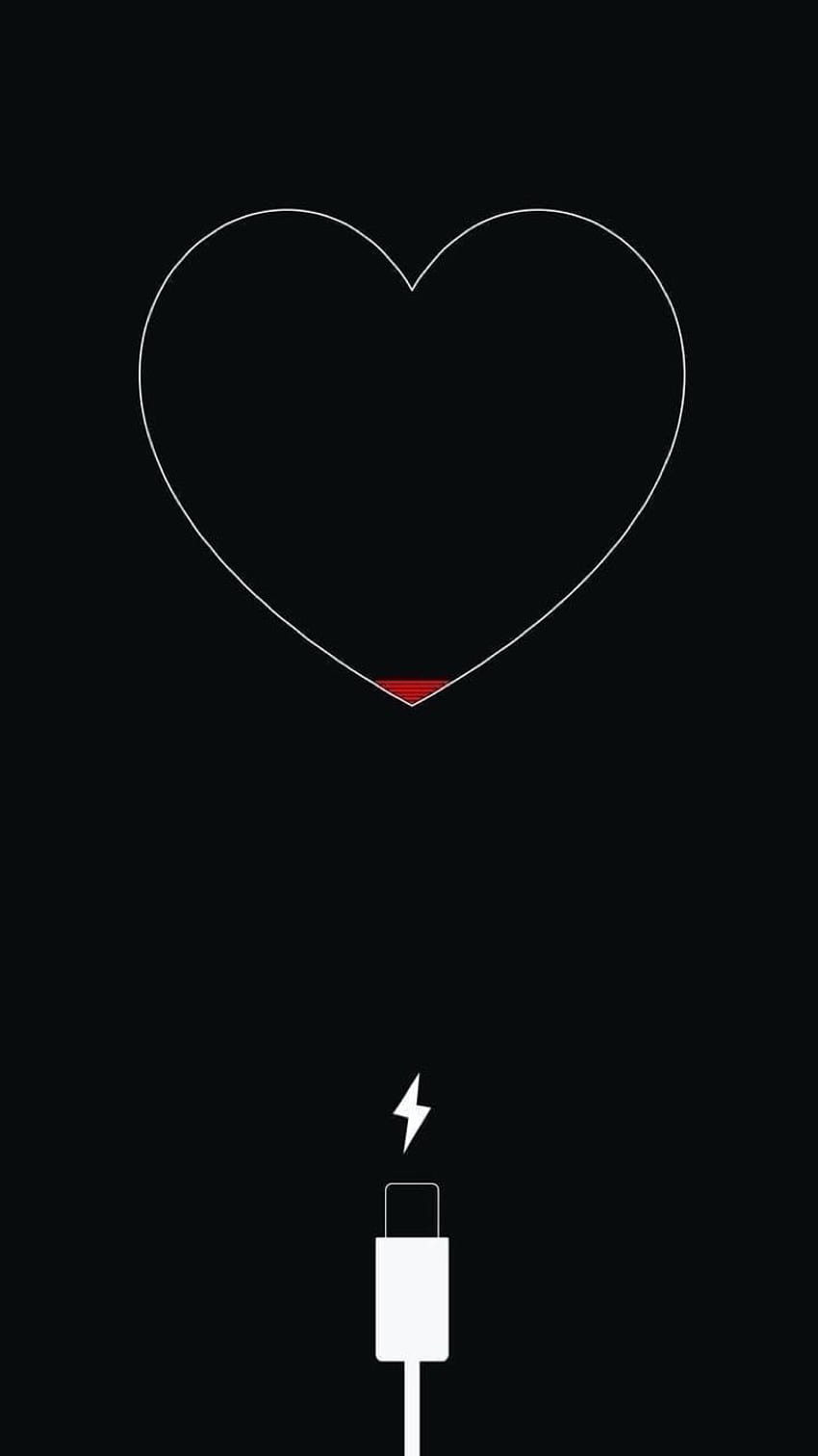 Dark Heart, Black and White Heart Phone HD phone wallpaper | Pxfuel