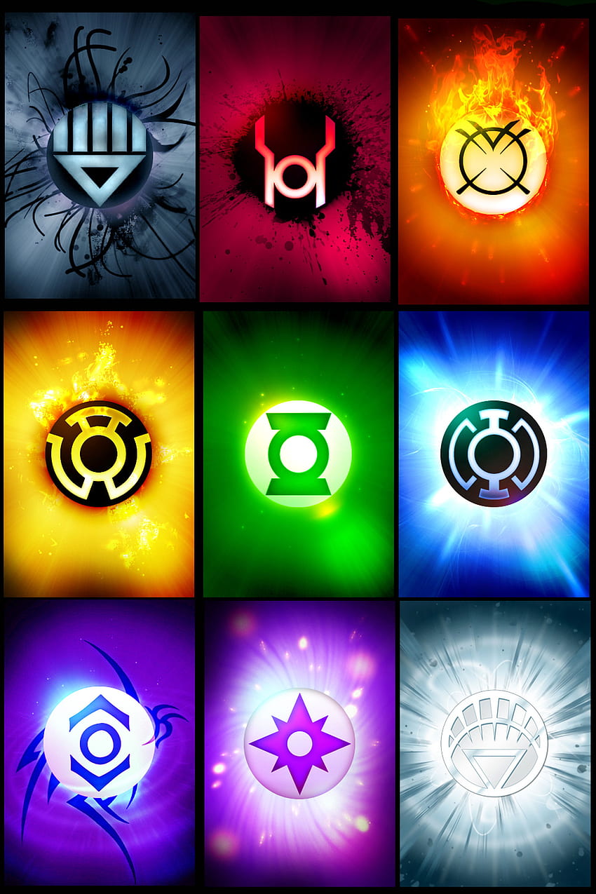 White Lantern Corps Background, Green Lantern Corps HD phone wallpaper