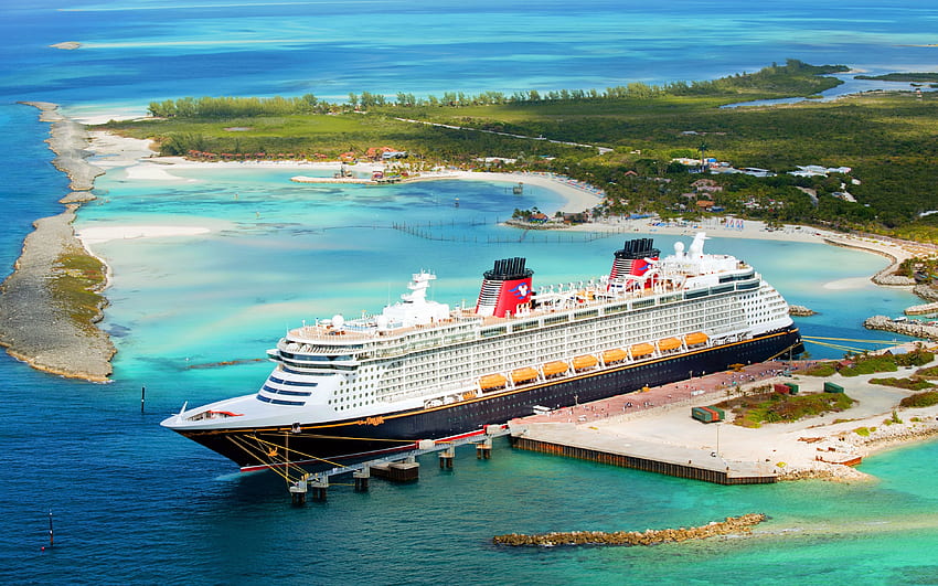 Disney Dream, , statek wycieczkowy, port, molo, Disney Cruise Line z rozdzielczością. Wysoka jakość Tapeta HD
