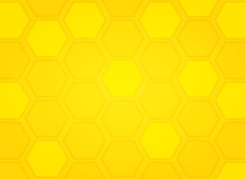 Abstract modern yellow bee hive pattern hexagon background. illustration vector eps10 - Vectors, Clipart Graphics & Vector Art HD wallpaper