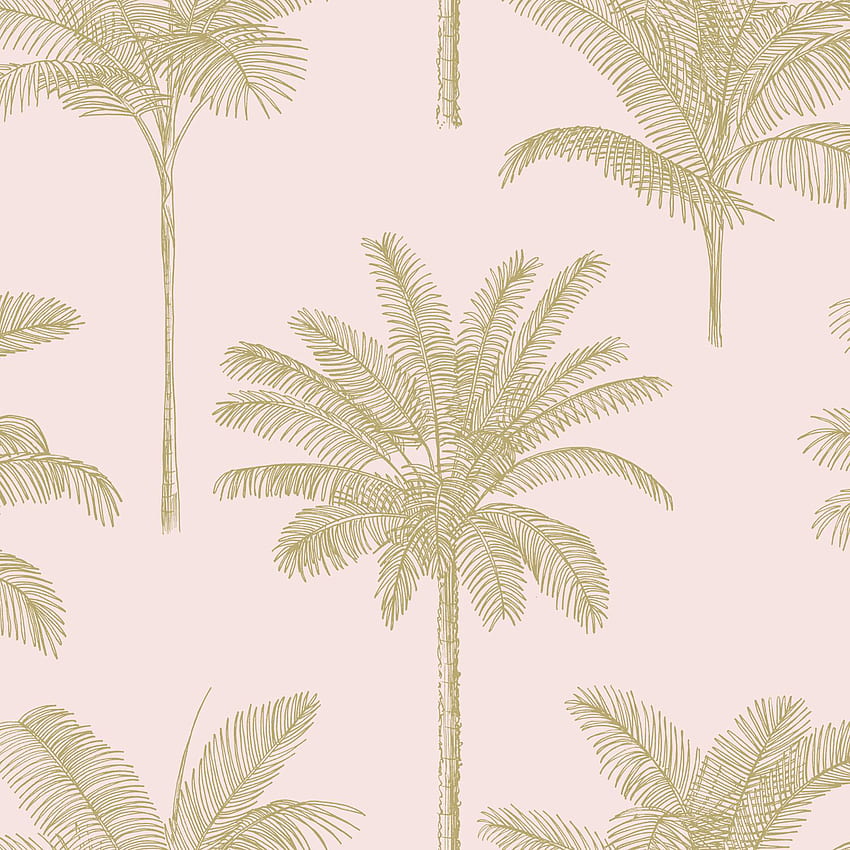Townline Paint. Taj Blush Palm Trees , Gold Palm Trees HD phone wallpaper