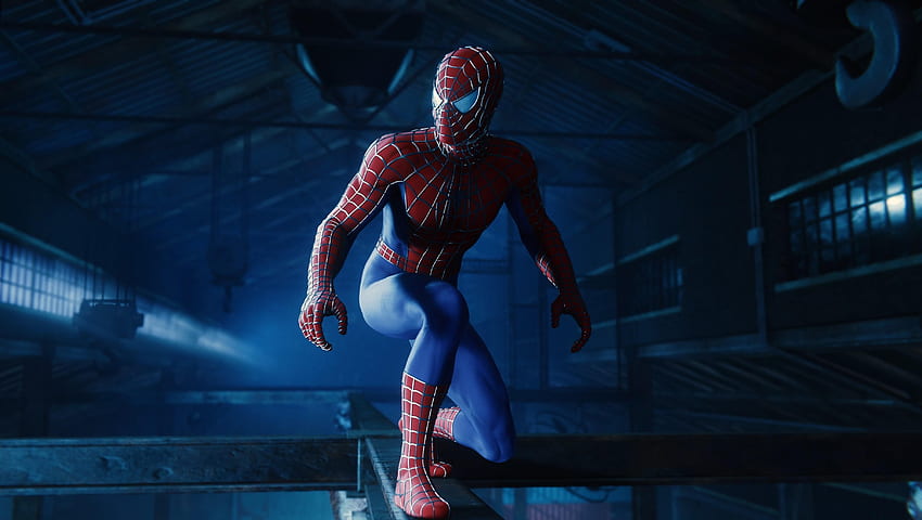 Spiderman, im Lagerhaus, Videospiel, Kunst HD-Hintergrundbild