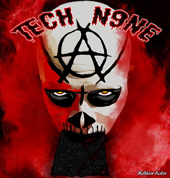 tech n9ne face paint drawings