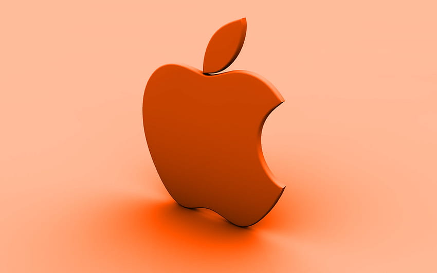 Apple orange logo HD wallpapers | Pxfuel