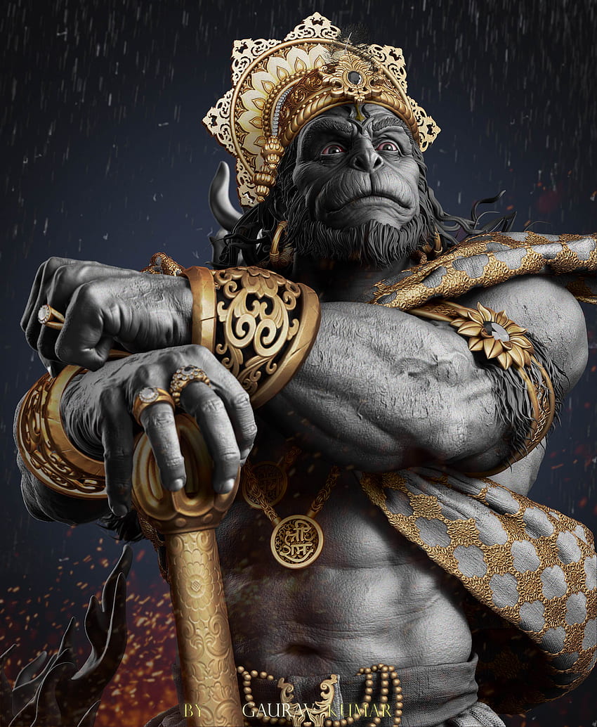 Hanuman Hindu God, Lord Hanuman 3D HD phone wallpaper | Pxfuel