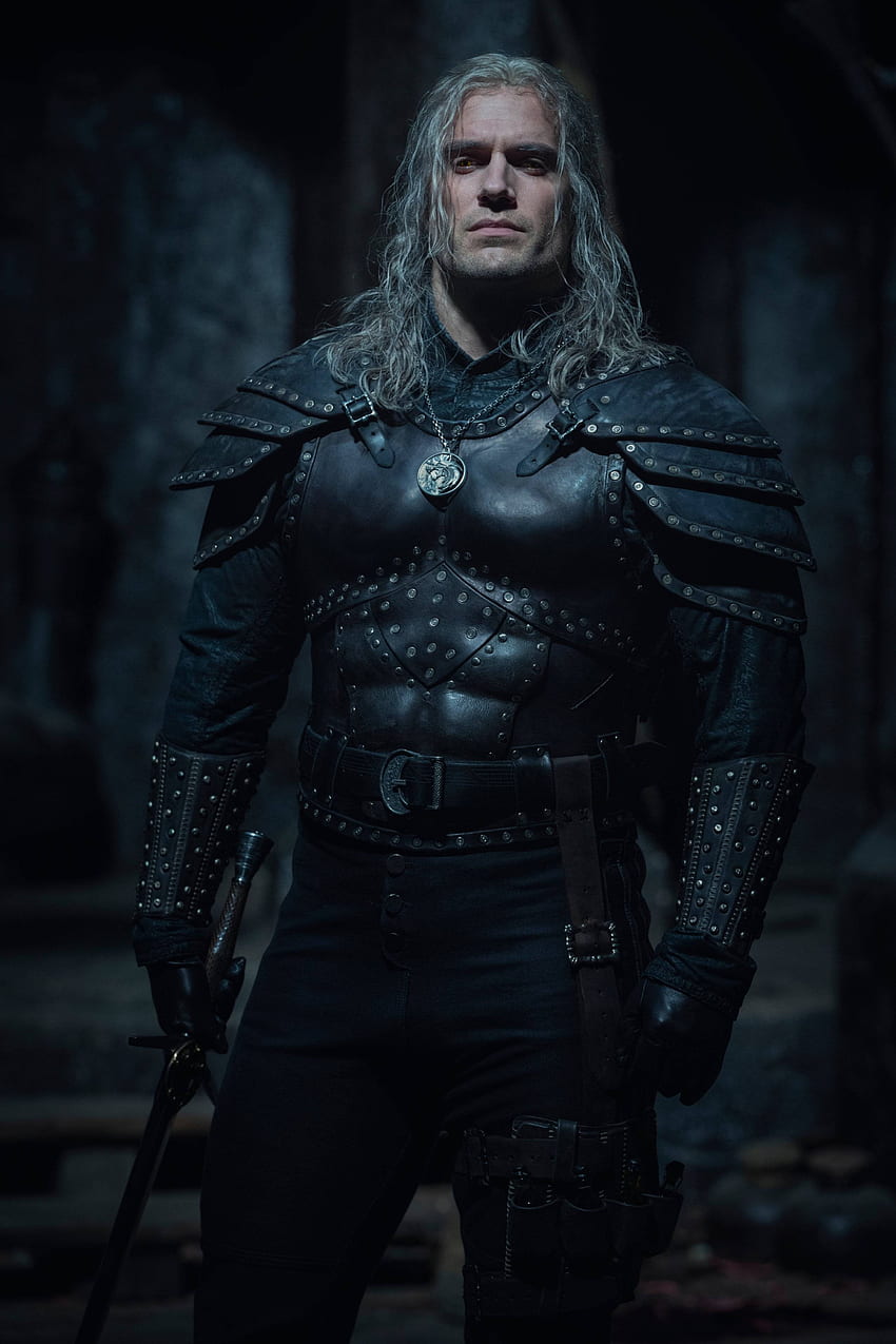 Henry Cavill als Geralt mit neuer Rüstung in The Witcher 2 , TV-Serie , , und Background, Henry Cavill Witcher HD-Handy-Hintergrundbild