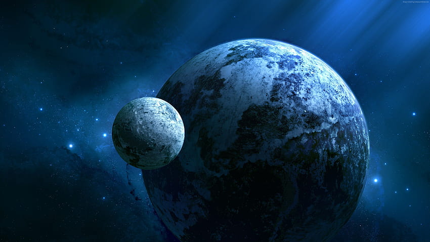 Kepler 452b, Exoplaneta, Planeta, Espaço, Estrelas, Espaço papel de parede HD