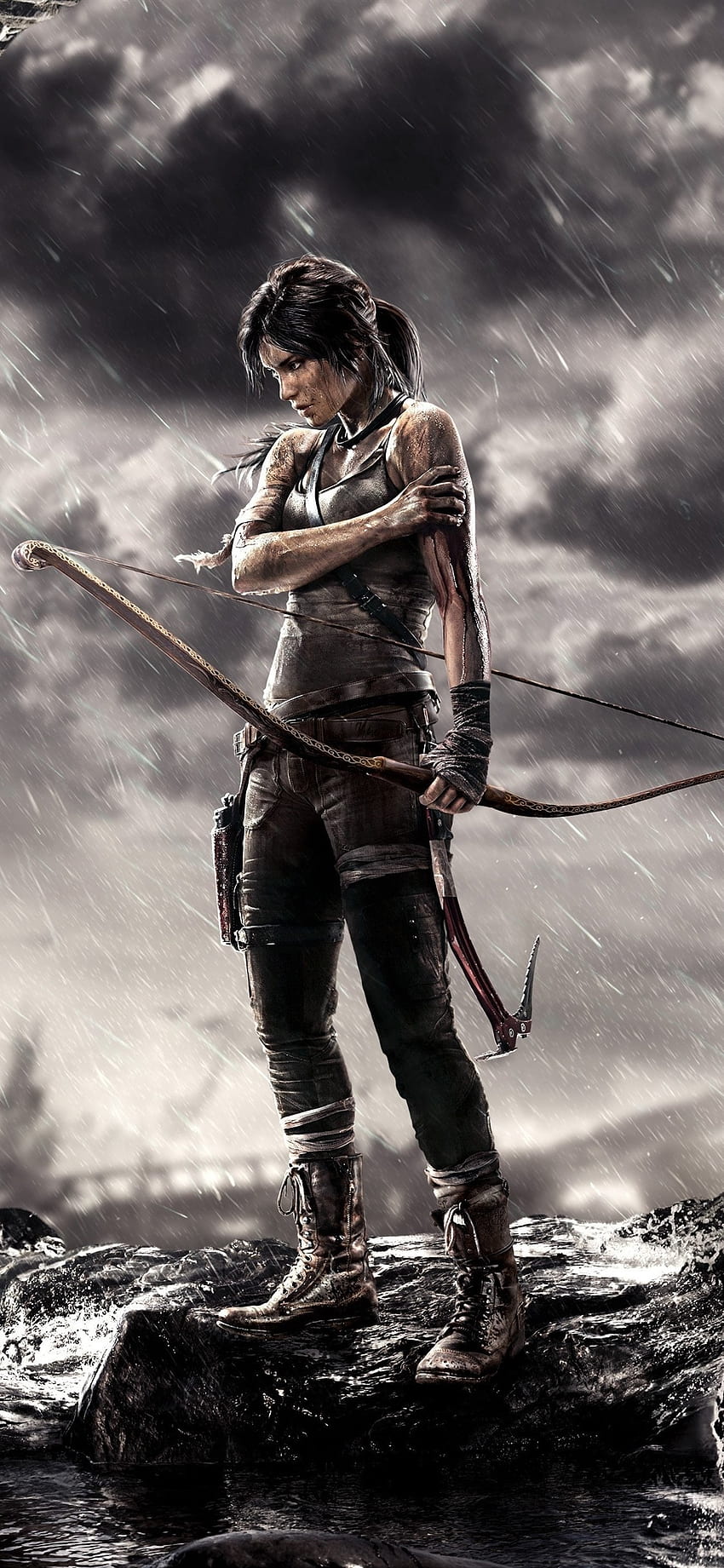 Desktop Wallpaper Tomb Raider Video Game, Gaming, Lara Croft, Art, Hd  Image, Picture, Background, Exmrqe