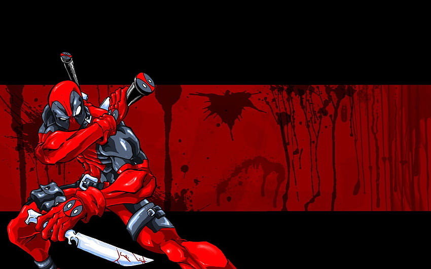 Deadpool Darah, ded, deadpool, pool, darah, mati Wallpaper HD