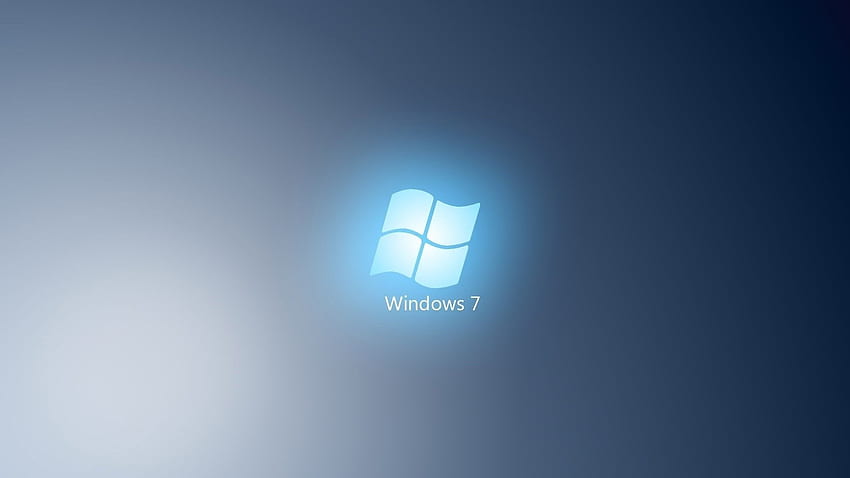 Windows 7, циан, светъл, бял Пълен фон HD тапет