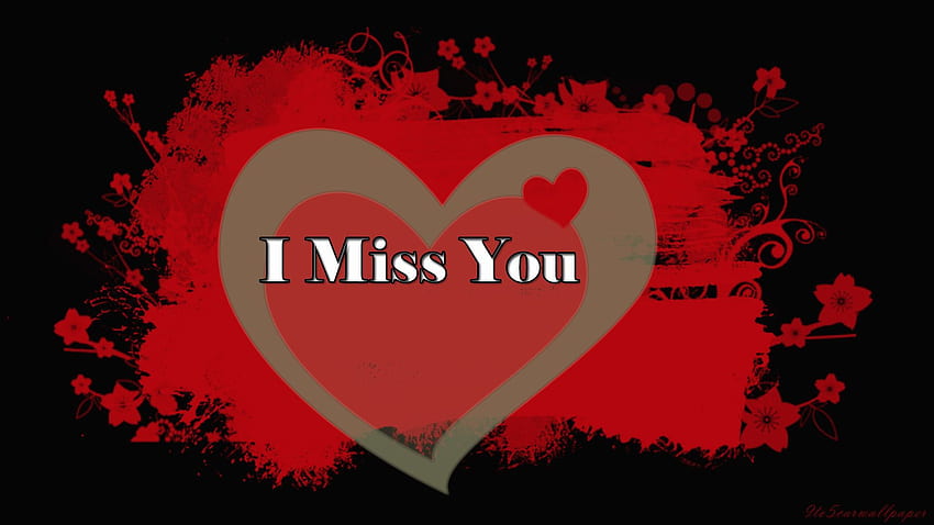 HD I Miss You Wallpaper for him or her-Love|Romantic Wallpapers-Chobirdokan  | I miss you wallpaper, Miss you images, I miss you