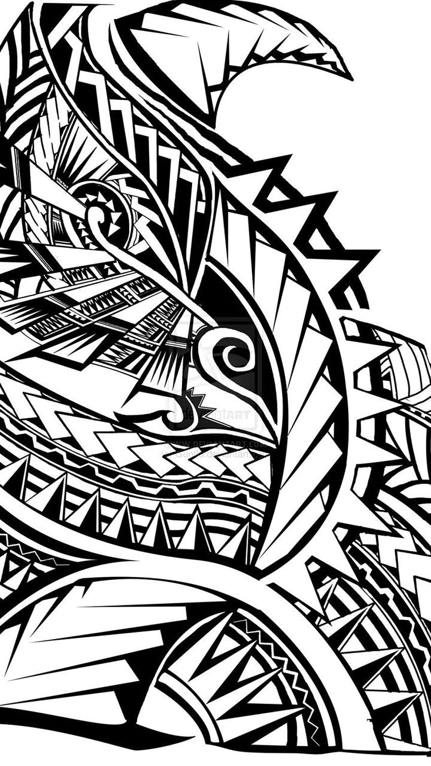 Polynesian Leg Tattoo Tattoo Pinterest Background HD phone wallpaper