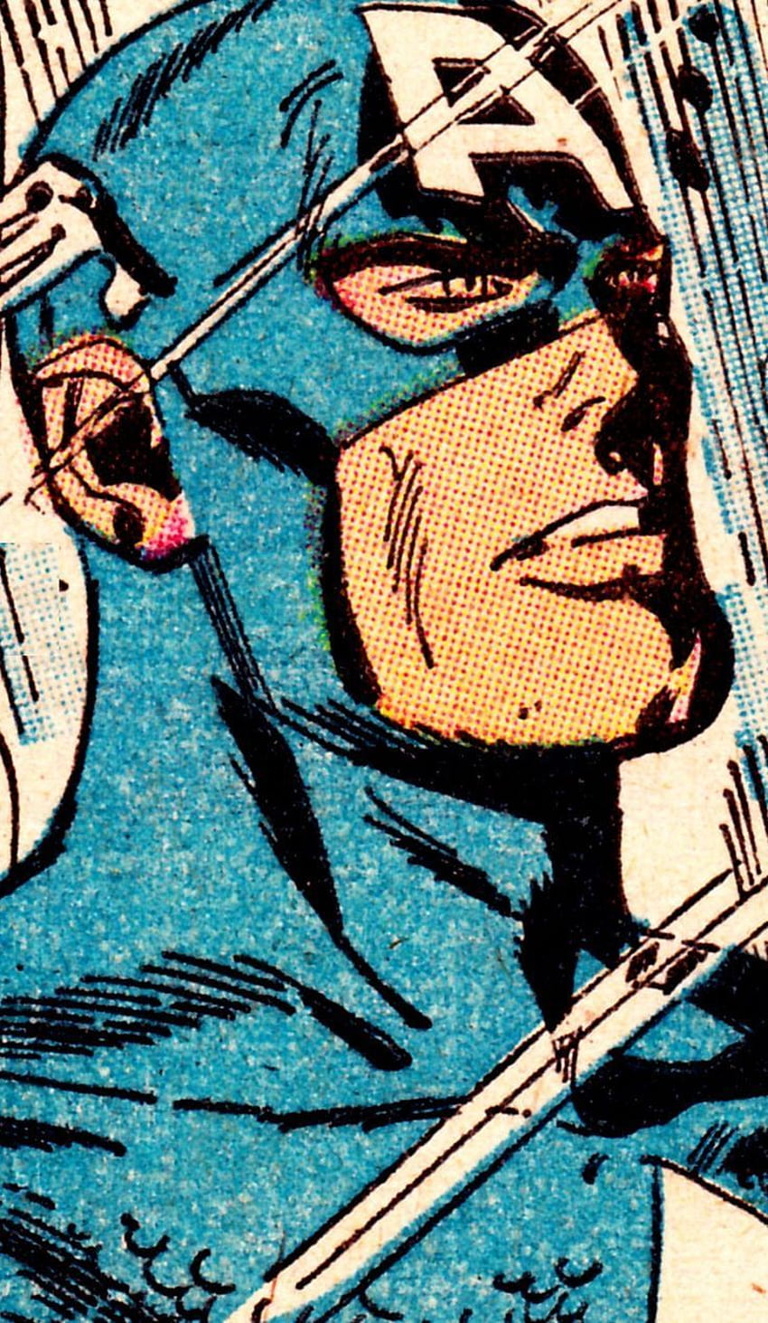 retro comic book - Capitan america dibujo, Arte súper héroe, Arte de marvel, Vintage Captain America HD phone wallpaper