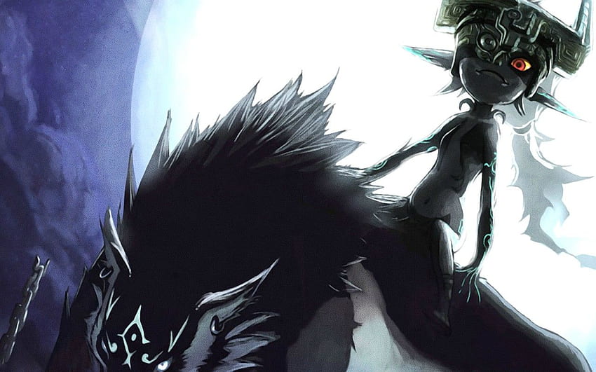 Wolf Link und Midna: HD-Hintergrundbild