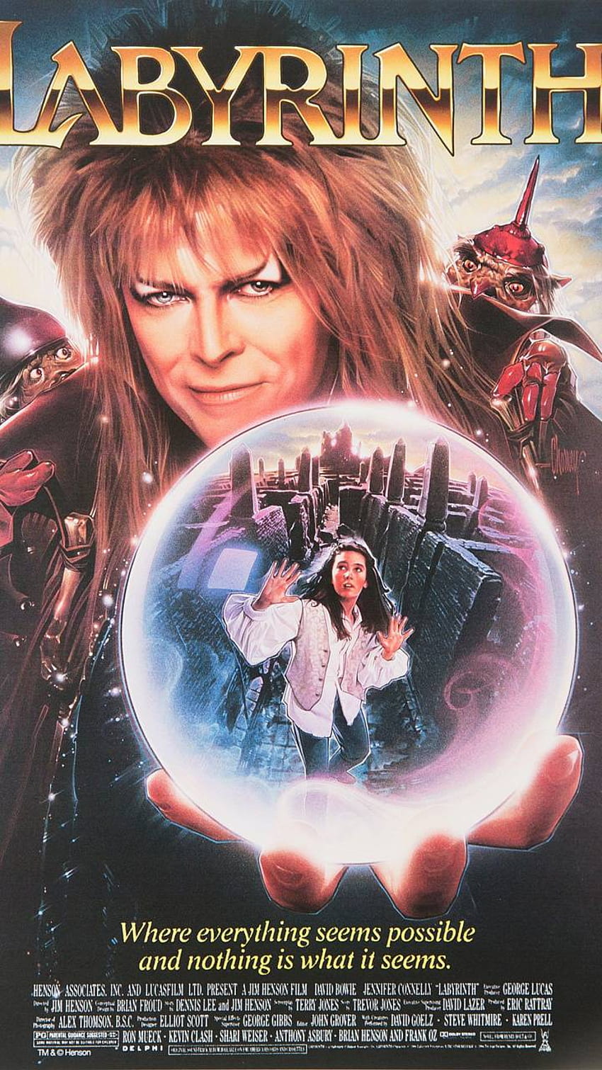 Labyrinth 1986, David Bowie Labyrinth HD-Handy-Hintergrundbild