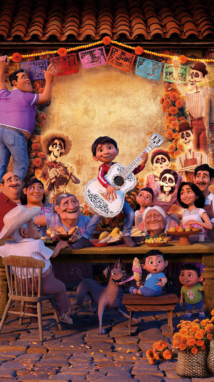 Coco (2017) Telepon . Disney. film Disney Pixar wallpaper ponsel HD