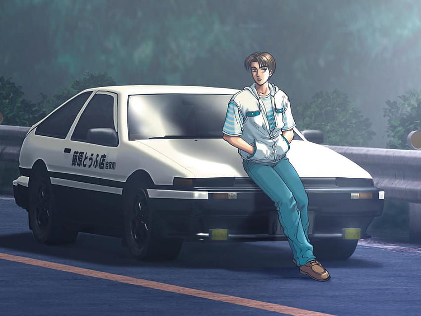 samochód fujiwara takumi początkowa d Anime, początkowa D Manga Tapeta HD