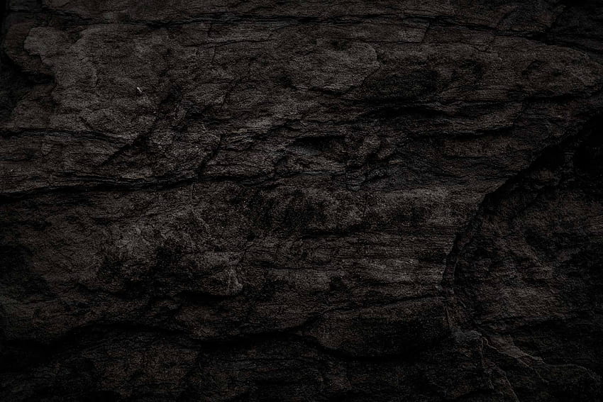 Черен камък - Фон с текстура на черен камък [Пълен], Тъмна скала HD тапет