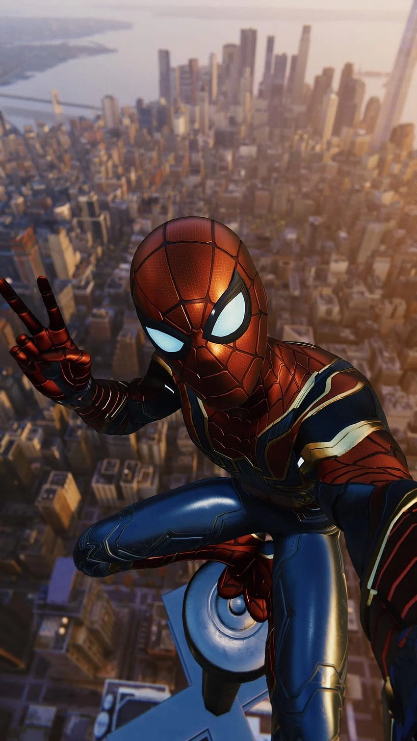 Tirei isso logo depois do jogo, agora é do meu celular, jogo Spider-Man PS4 Papel de parede de celular HD