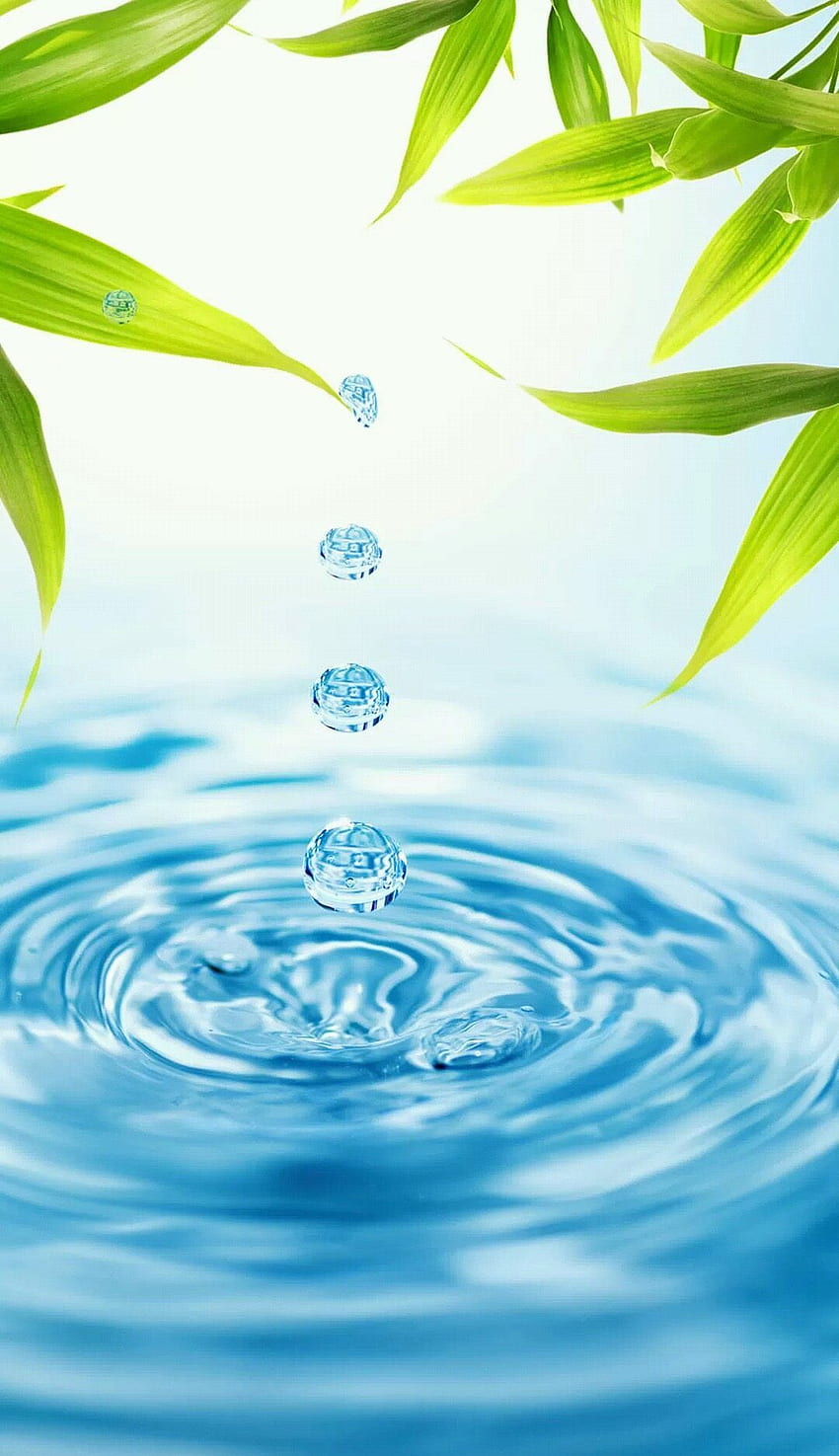 Bamboo 3D Sperrschirm Samsung Galaxy Note 3 - Android Urdu. Wassertröpfchen, Wasserhintergrund, Wasser HD-Handy-Hintergrundbild