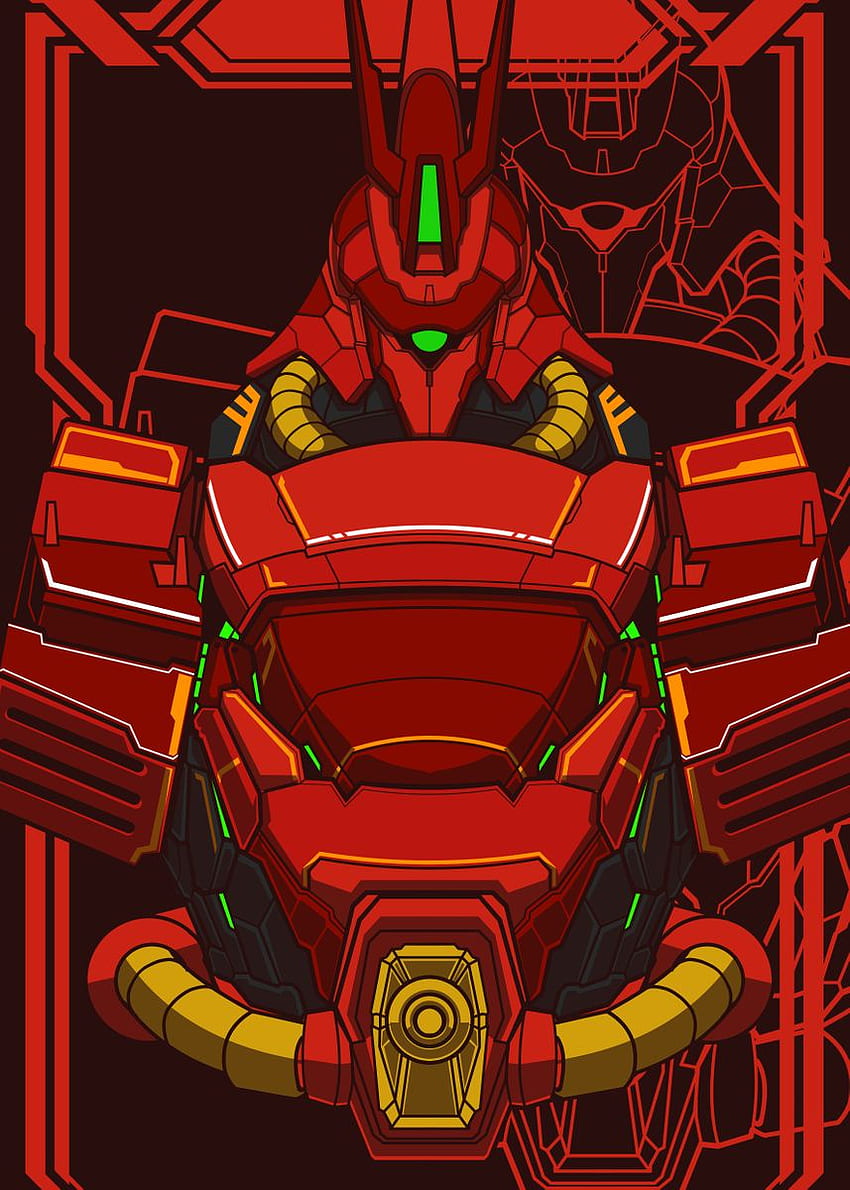 Sazabi' Poster by Wahyudi Artwork. Displate in 2021. Gundam art, Gundam , Custom gundam HD phone wallpaper