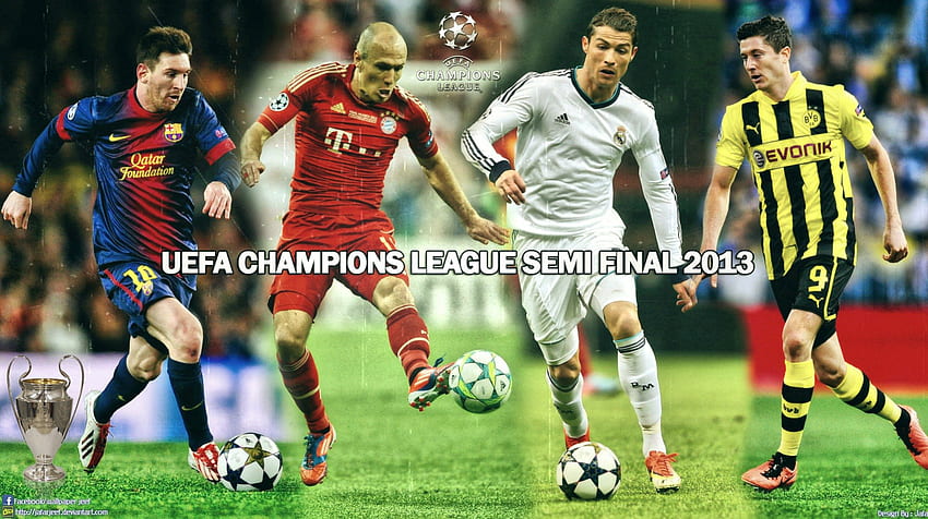 UEFA Champions League Półfinał 2013, Real Madryt, FC Barcelona, ​​piłka nożna, Lionel Messi, , Liga Mistrzów, Robben, Cristiano Ronaldo Tapeta HD