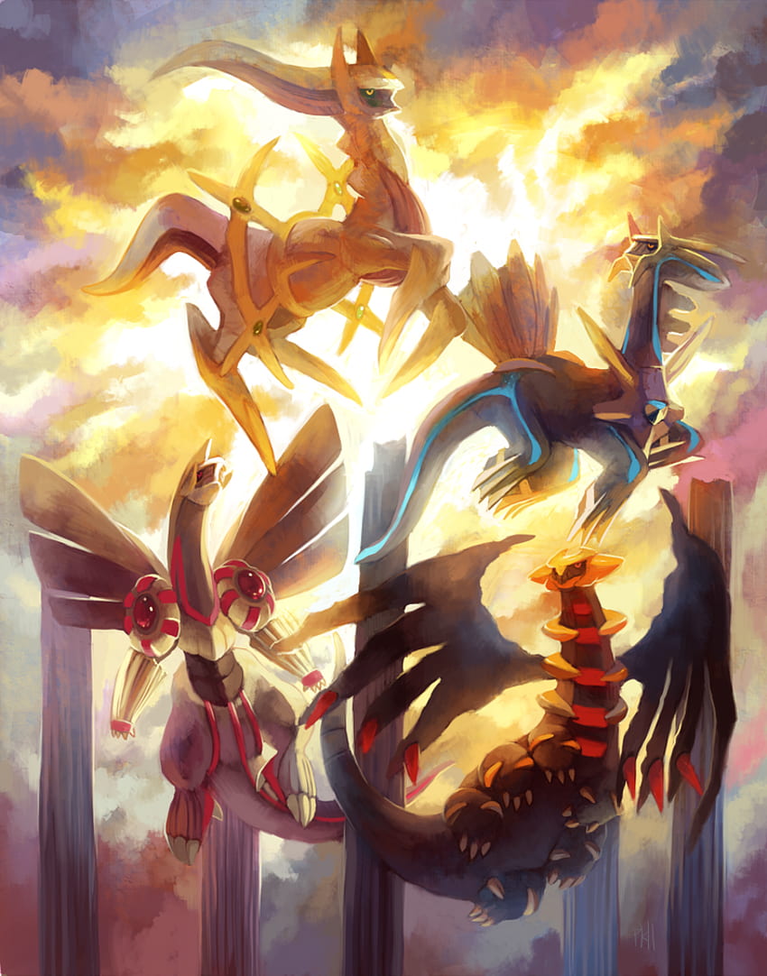 Dimensión inicial - Arceus. Pokemon dragon, Pokemon art, Cool pokemon, Sinnoh fondo de pantalla del teléfono
