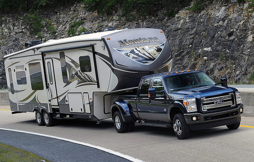 Mountains, The Rise, Ford F 350 Super Duty King Ranch Crew Cab 2015 192, The House On Wheels. , 섹션 포드, 포드 F350 HD 월페이퍼