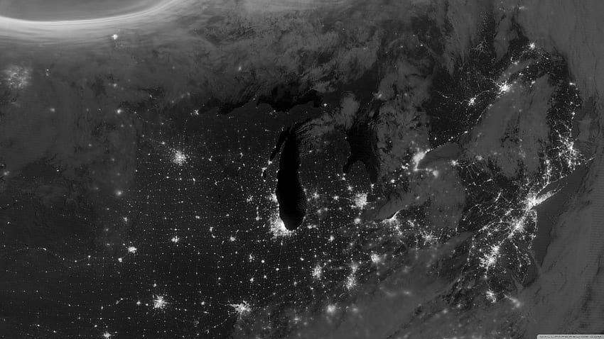 Auroras over North America as Seen from Space ❤ HD wallpaper