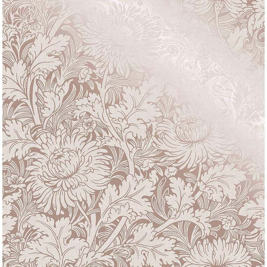 Fine Decor Zinnia Rose Gold Floral Rose Gold Sample 2900 42534SAM The Home Depot, Blue and Rose Gold Marble HD phone wallpaper