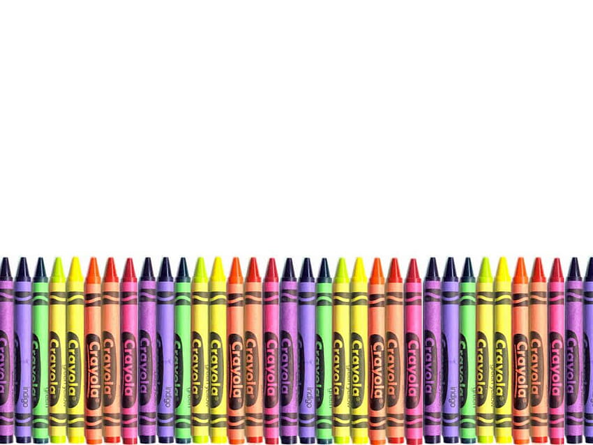 Crayons Background. Crayons Background, Colorful Crayola Crayon HD wallpaper