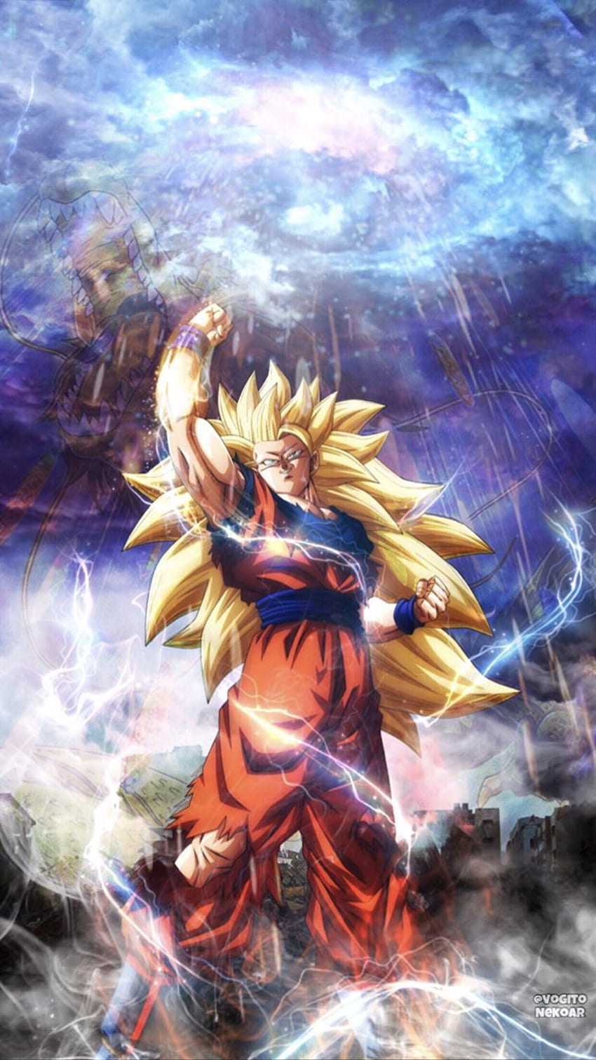 DBZ Goku SS3. Super sayajin, Anime, Personagens de anime HD phone wallpaper