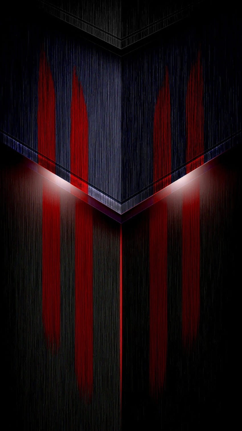 Blue and Red Steipes . Latar belakang, ponsel, Abstrak, Red Chrome HD phone wallpaper