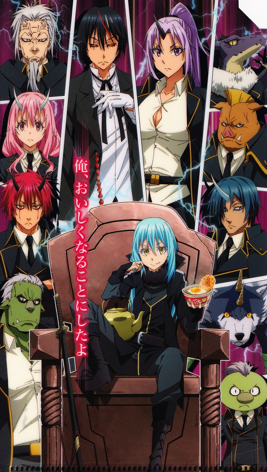 That Time I Got Reincarnated as a Slime Anime Characters Wallpaper