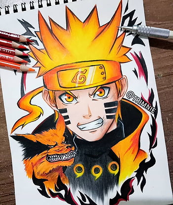 Chibi Naruto, Drawing by Benjamin Lavoyer | Artmajeur
