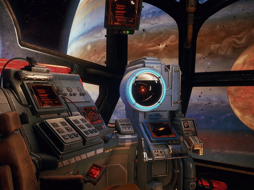 SpaceShip Cockpit Live HD wallpaper