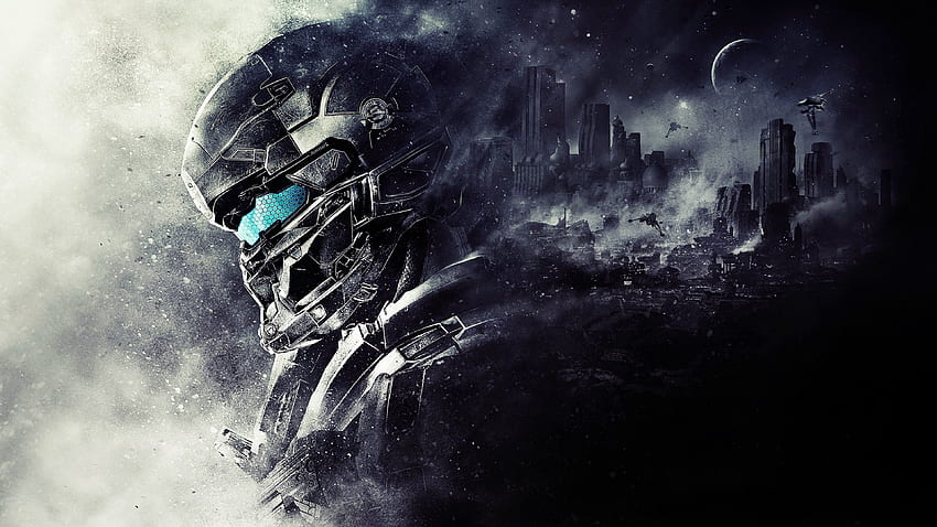 halo, 5, Guardians, Shooter, FPS, Action, Fighting, Warrior, Sci fi, Futuristic, 1haloguardians / and Mobile Background 高画質の壁紙