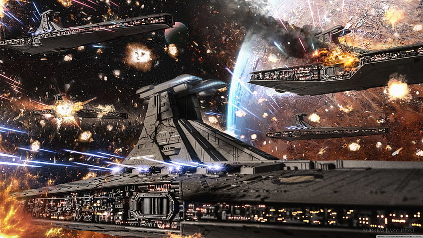 Flota Venator de la República de Star Wars Clone Wars ❤ fondo de pantalla