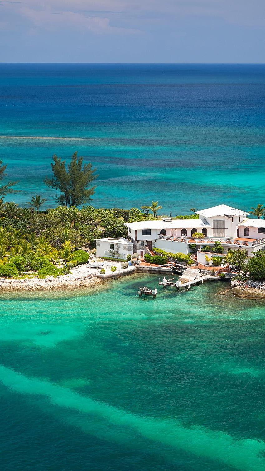 Ciudad balneario Nassau Bahamas Naturaleza Zona intertropical Costa fondo de pantalla del teléfono