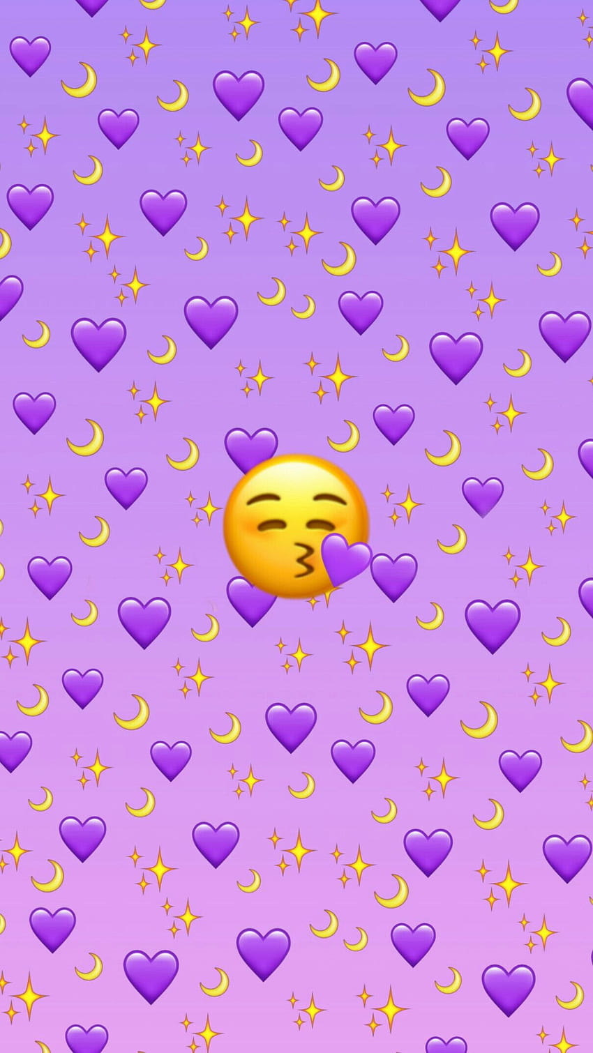 Purple Emoji background in 2021. Emoji background, Emoji iphone, Purple iphone, Cute Aesthetic Emoji HD phone wallpaper