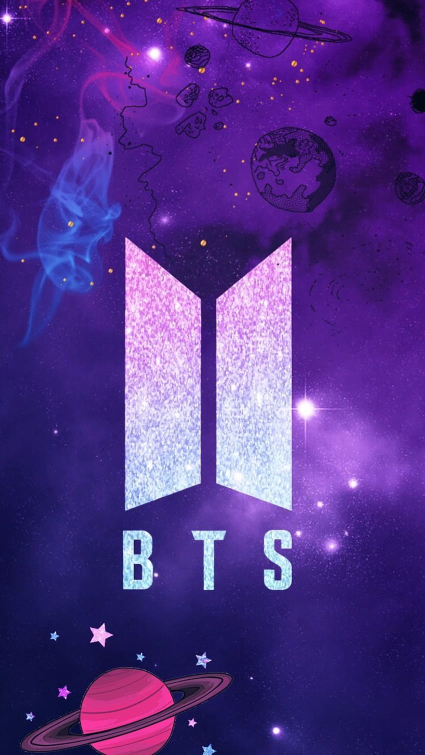 Galería: Bts Logo - GALERÍA DE ARTE DE DIBUJO, BTS Army fondo de pantalla del teléfono